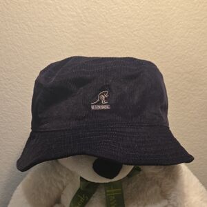 Kangol Corduroy Cotton Black Bucket Hat